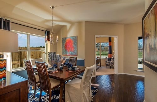 View of dining room Beazer Homes