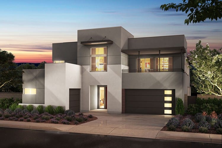 Rendering of Modern / Contemporary home.